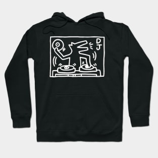 White Retro 90s Hoodie